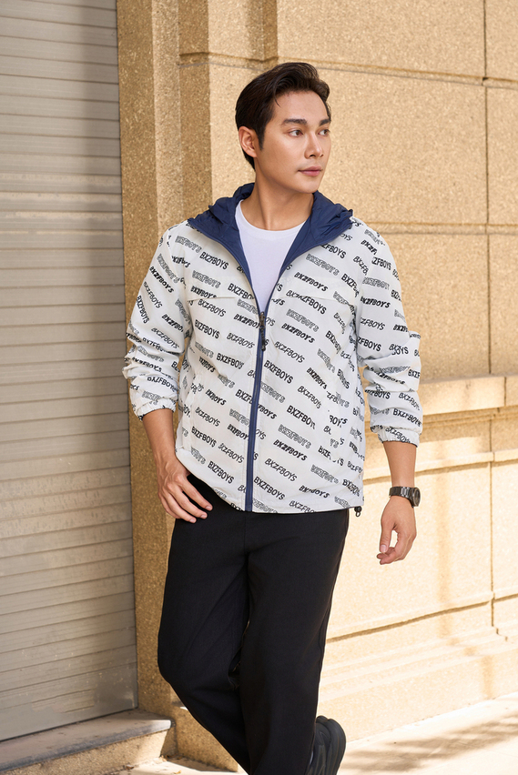 Ảnh của Áo jacket nam 2 mặt 2 lớp/243JM22072 / DC28